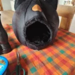 Cozy Cotton Cat Cave: Ultimate Winter Pet Bed Retreat photo review