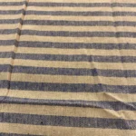 Chic Cotton Linen Stripe Tablecloth with Tassels for Dining Elegance photo review