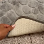 Luxurious Cobblestone Non-Slip Memory Foam Bath Mat photo review