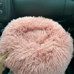 Plush Donut Cat Bed: Cozy, Washable Comfort for Pets photo review