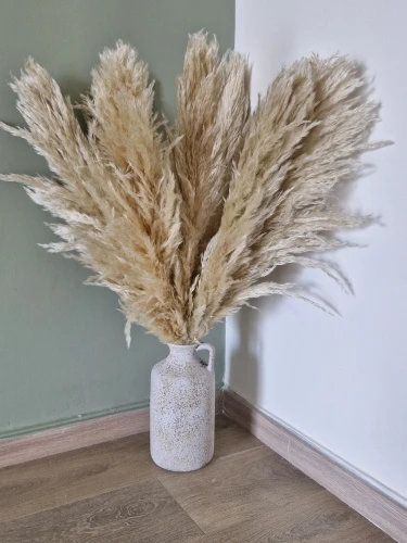 Oasin Retro Style Pottery Vase for Dried Flower Grass Wabi Sabi Modern Nordic Pot Home Book Shelf Decoration Living Room Decor photo review