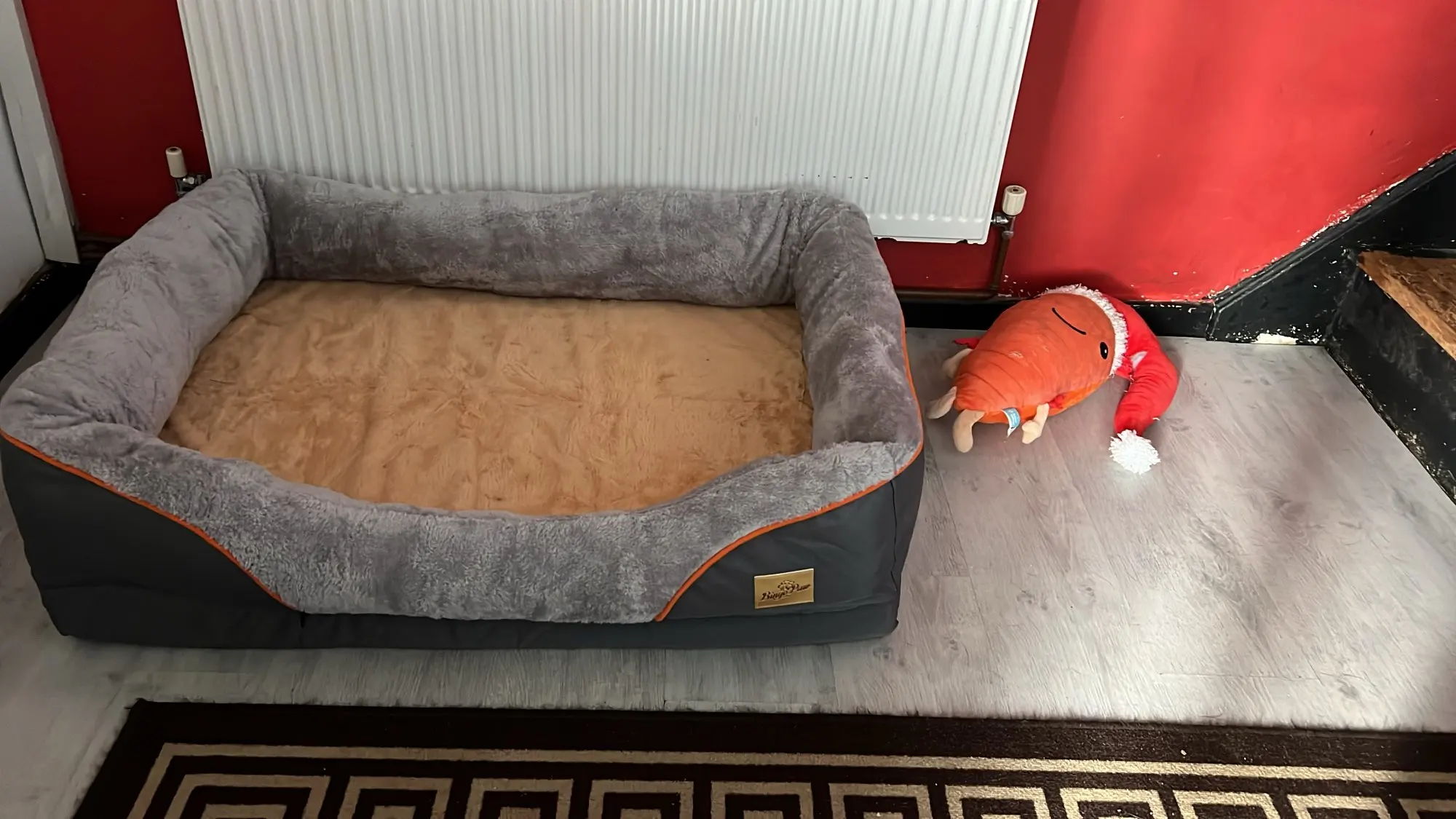 Jumbo Orthopedic Memory Foam Dog Bed - Waterproof & Cozy photo review