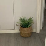 Seaweed Wicker Basket Rattan Hanging Flowerpot Dirty Clothes Storage WF1015 photo review
