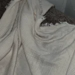 Luxurious Six-Layer Cotton Fringed Blanket for Cozy Comfort photo review