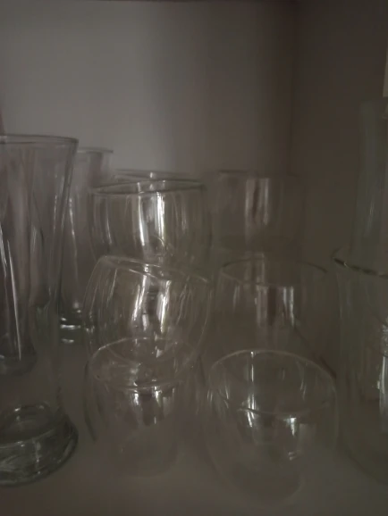 Elegant Heat-Resistant Double Wall Glass Cups for All Beverages photo review