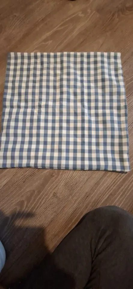 LEEJOOM Light Blue Baby Blue Pillow Covers Plaid Home Decorative Sofa Cushion Cover 30x50cm/45x45cm 1PC photo review