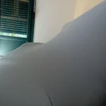 Solid Stretchable Armless Sofa Bed Cover for Easy Revamp photo review