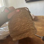 Chic Nordic Handmade Straw Planter Basket for Stylish Storage photo review