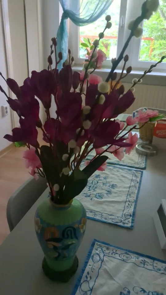 Elegant Magnolia Silk Flower Set - 5 Forks, 20 Heads for Home Decor photo review