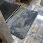 Thickened bathroom absorbent floor mats super soft shower room non-slip foot mats bathtub mats dirt-resistant toilet mats photo review