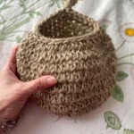 Handwoven Hanging Wall Vegetable Fruit Basket Organizer Container Decor for Kitchen Garden Mount Wall Plant Flower Onion Storage photo review