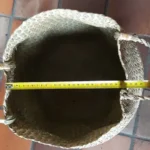 Seaweed Wicker Basket Rattan Hanging Flowerpot Dirty Clothes Storage WF1015 photo review