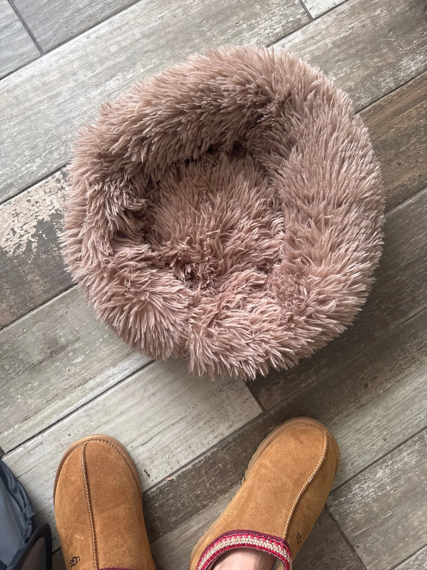 Home Plush Pet Nest Winter Cat Nest Dog Nest Warm Detachable and Washable Round Cat Nest Pet Bed Seasonal Universal Decoration photo review