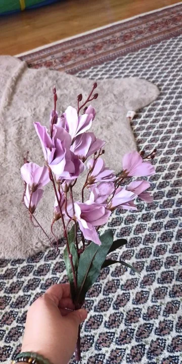 Elegant Magnolia Silk Flower Set - 5 Forks, 20 Heads for Home Decor photo review