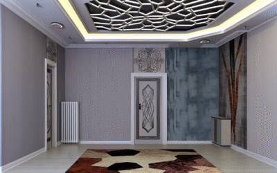 Accent Walls With Gradient Paint Effects