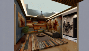 Accent Walls With Reclaimed Wood Planks