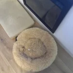 Cozy Round Pet Bed in Stylish Gradient for Large Dogs photo review