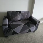 Colorful Knit Sofa Cover with Skirt for Full Coverage Comfort photo review