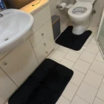 3Pc Sets Bath Mats Non Slip Memory Foam Bathroom Soft Rugs Water Absorption Dry Fast Bath Mat Machine Washable For Home Floor photo review