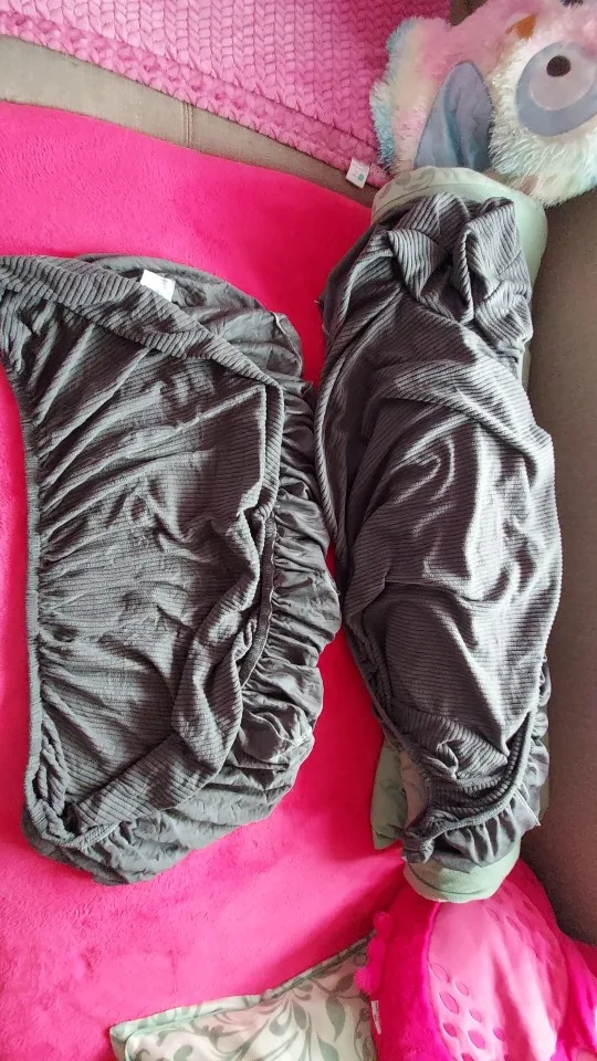 Elegant Jacquard Sofa Seat Cover - Easy-Clean Stripe Design photo review