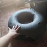 Cozy Felt Donut Cat Bed & Tunnel - Interactive Play Haven photo review