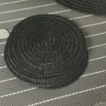 Festive Round Braided Placemats Set of 6 - Non-Slip, Washable Dining Essentials photo review