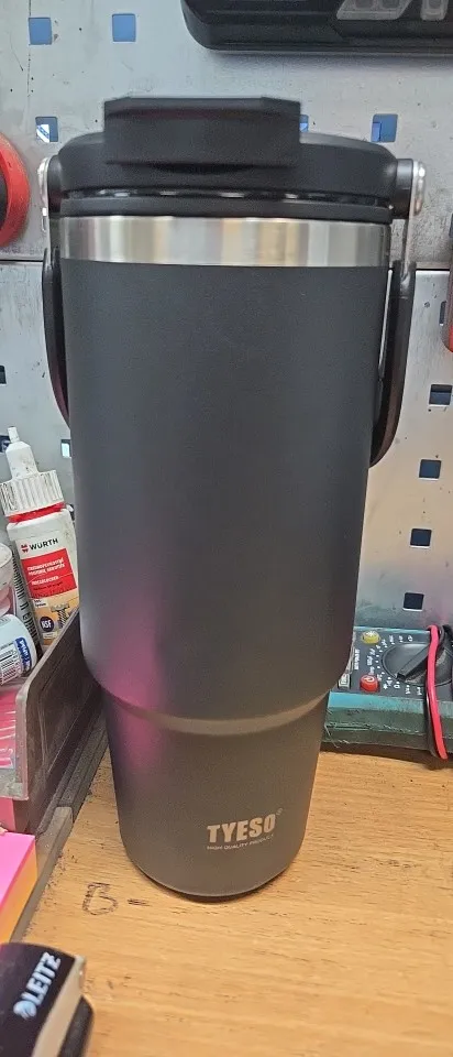 Sleek Tyeso Stainless Steel Thermos - Perfect for Hot & Cold Drinks photo review