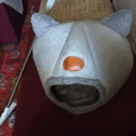 Cozy Cotton Cat Cave: Ultimate Winter Pet Bed Retreat photo review