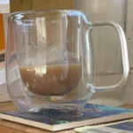 Elegant Double Wall Borosilicate Glass Mug - 350 ml Insulated Delight photo review