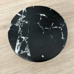 Elegant 6-Piece Marble Coaster Set - Heat & Water Resistant photo review