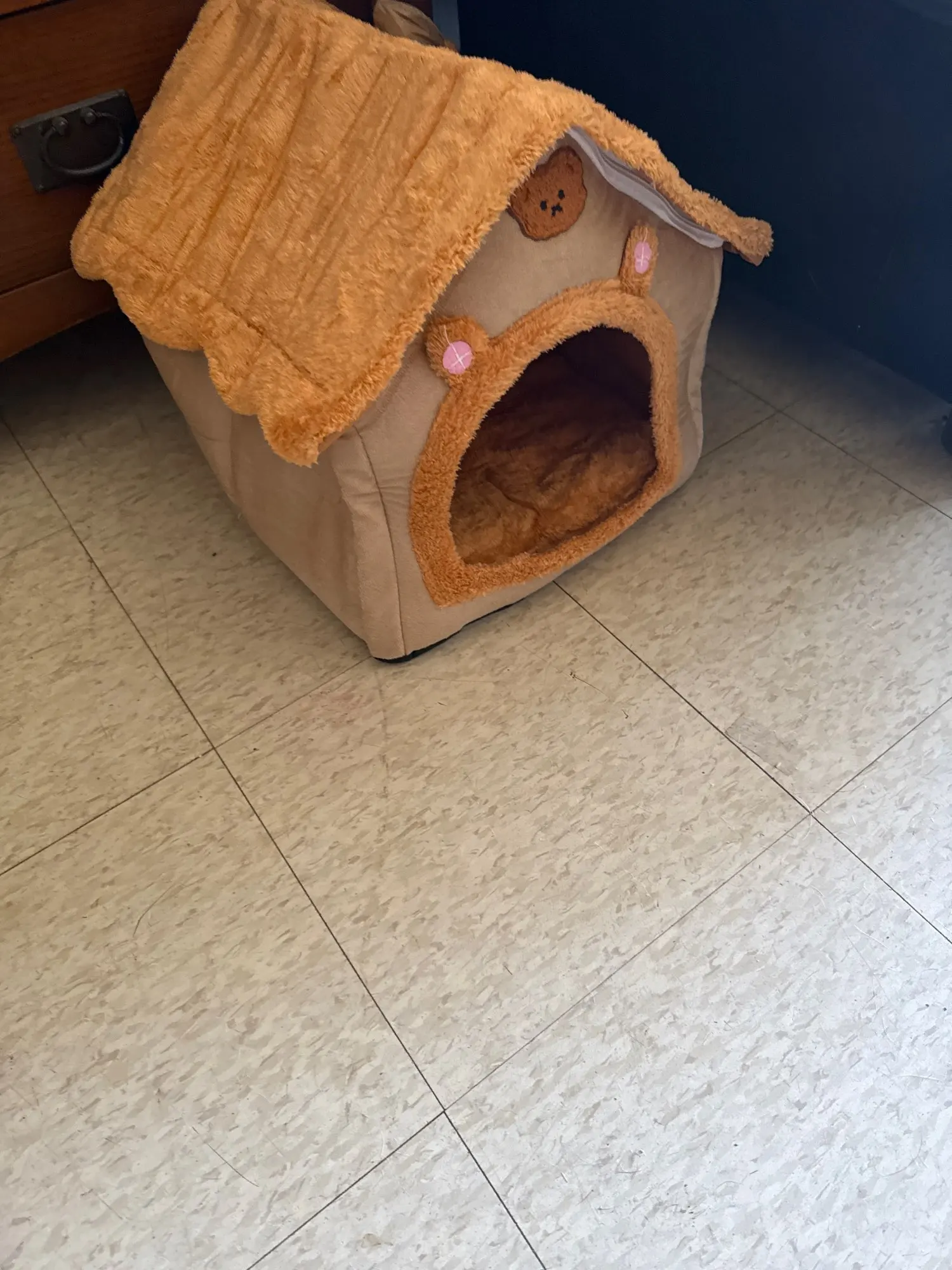 Cozy Foldable Pet House: Washable Cave for Cats & Small Dogs photo review