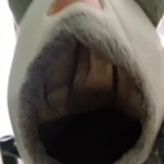 Cozy Cotton Cat Cave: Ultimate Winter Pet Bed Retreat photo review