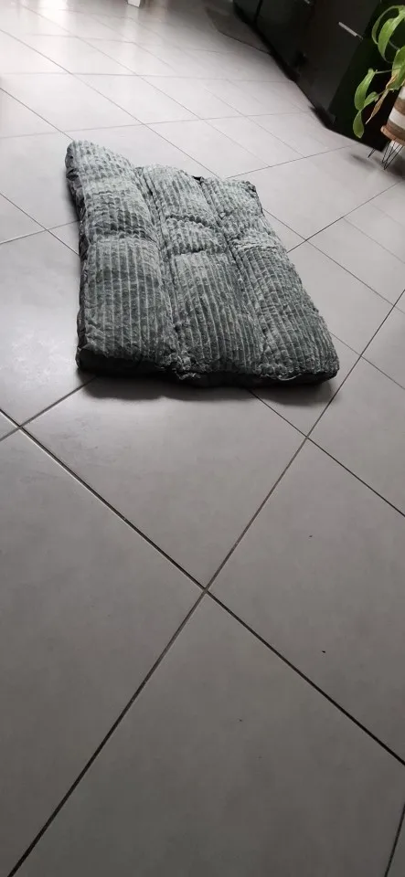 Cozy Corduroy Dog Bed - Detachable & Washable Comfort Mat photo review