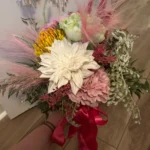 Elegant 5-Piece Hydrangea & Peony Bouquet for Home Decor photo review