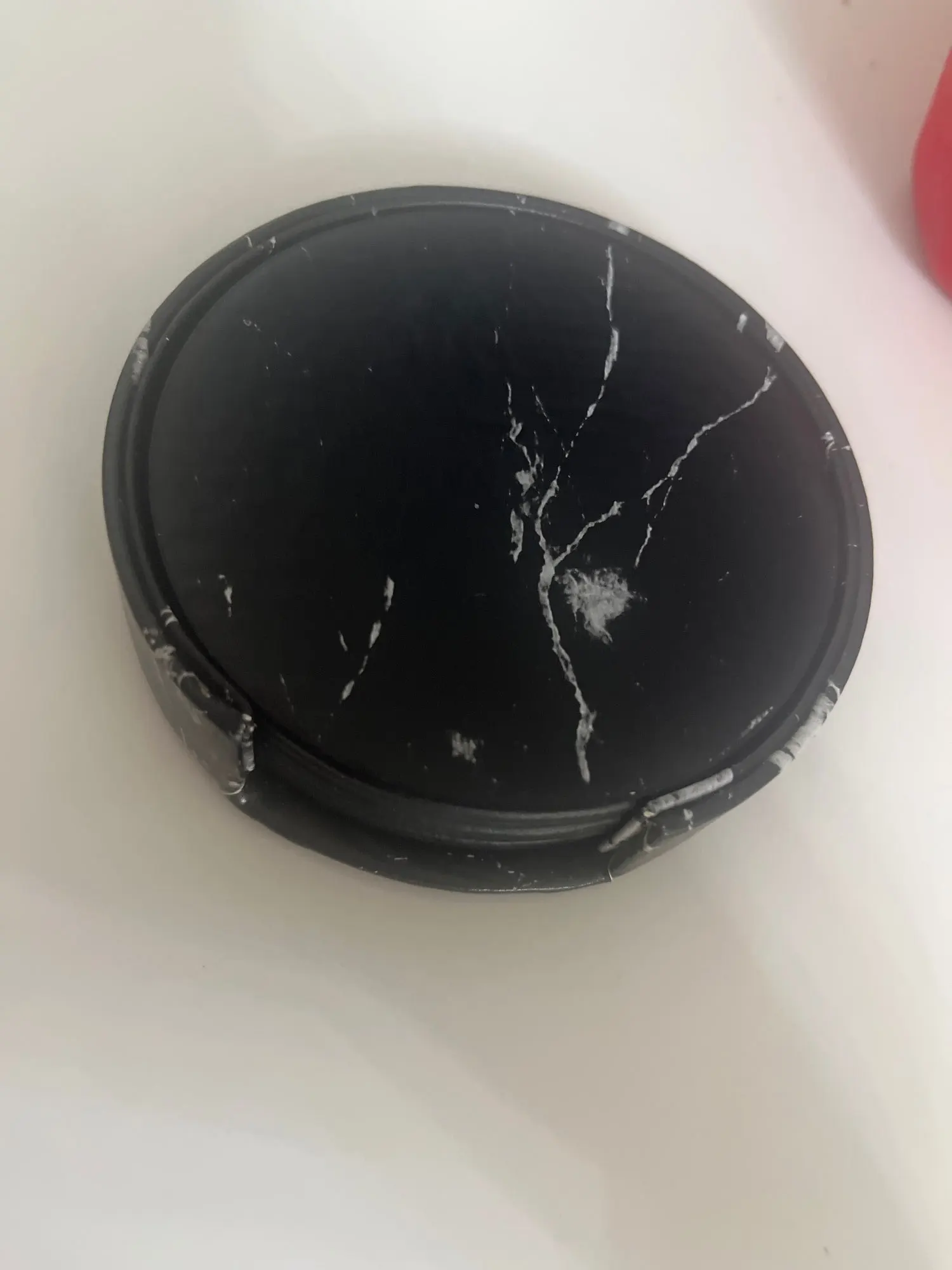 Elegant 6-Piece Marble Coaster Set - Heat & Water Resistant photo review