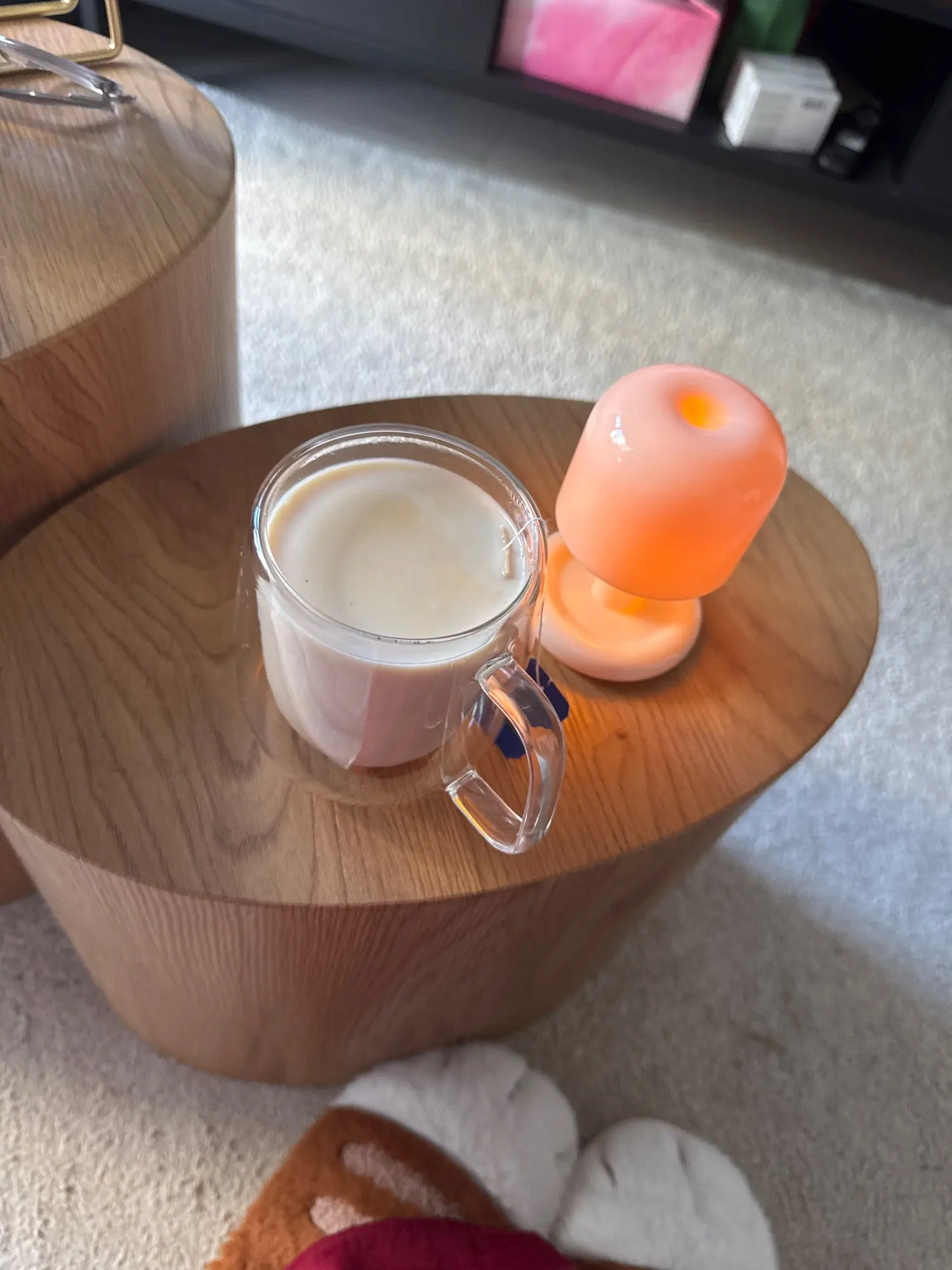 Elegant Double Wall Borosilicate Glass Mug - 350 ml Insulated Delight photo review