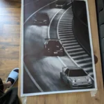 Stunning Black & White Luxury Car Canvas Art for Modern Homes photo review