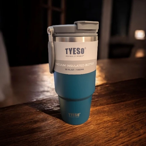 Sleek Tyeso Stainless Steel Thermos - Perfect for Hot & Cold Drinks photo review