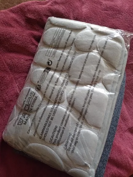 Luxurious Cobblestone Non-Slip Memory Foam Bath Mat photo review