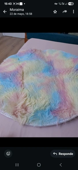 Ultra Cozy Fluffy White Round Rug for Chic Home Decor photo review