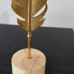 Elegant Nordic Gold Ginkgo Leaf Sculpture for Chic Decor photo review