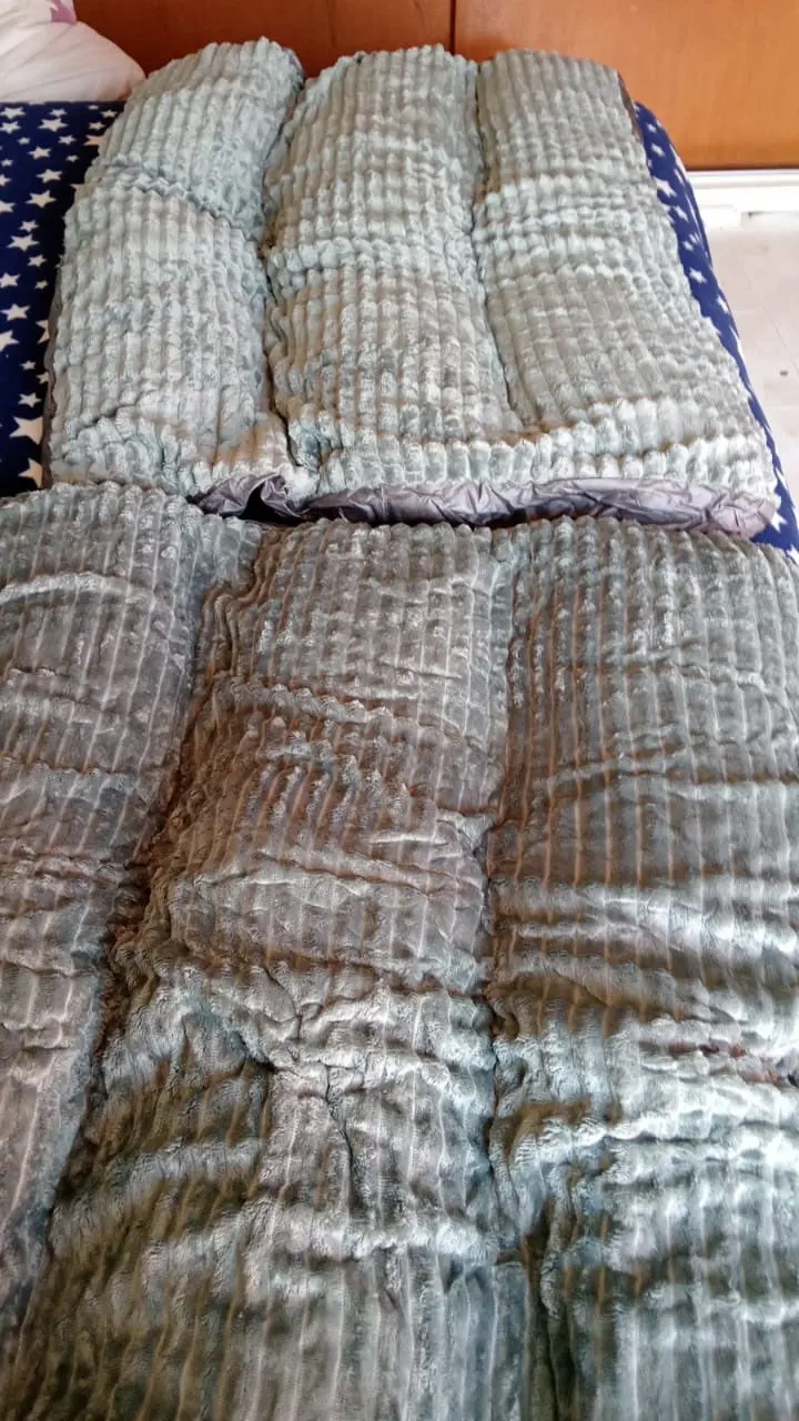 Cozy Corduroy Dog Bed - Detachable & Washable Comfort Mat photo review