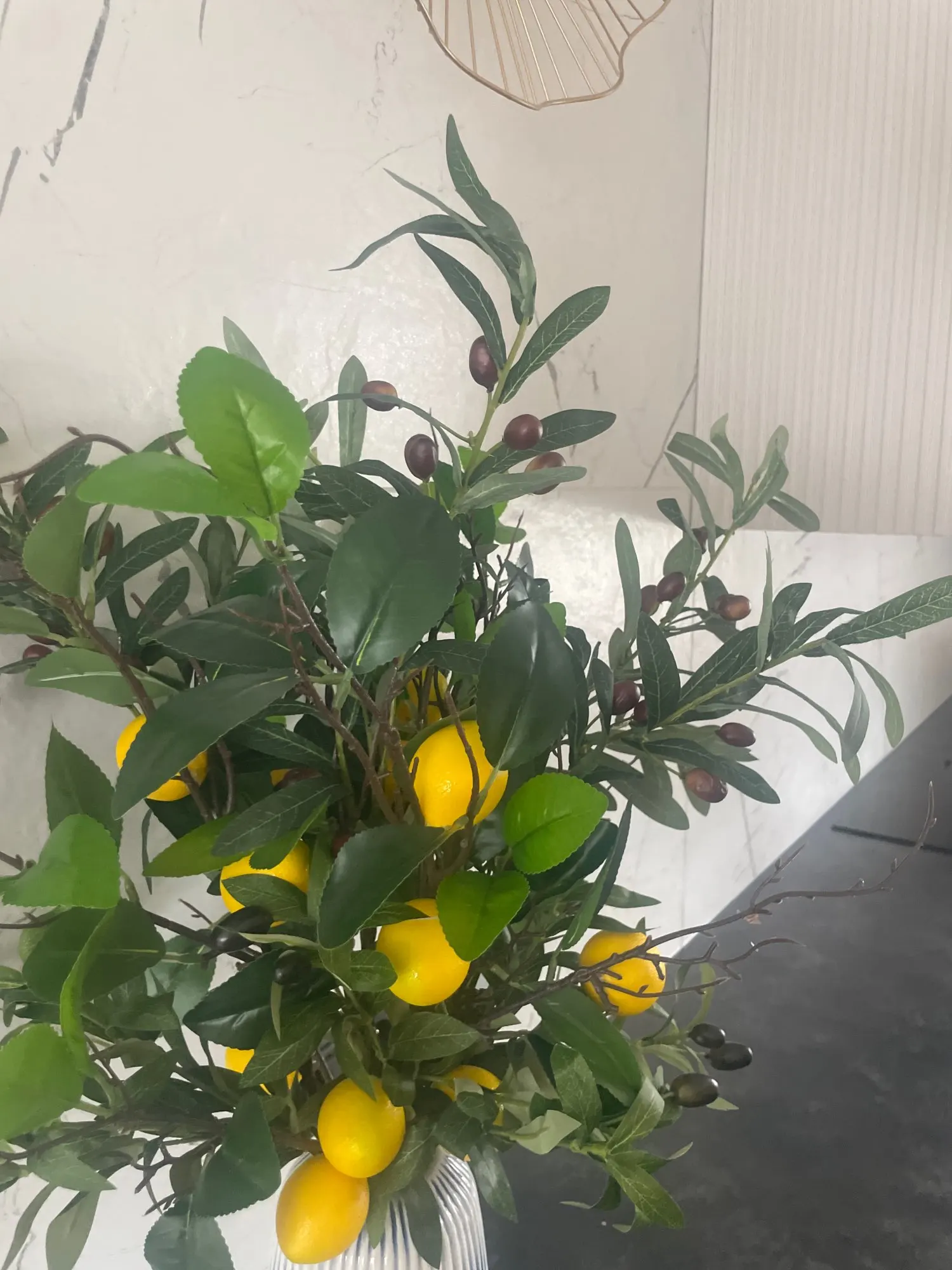 Lifelike Olive Leaves Branch - 1 or 3 Pcs for Elegant Decor photo review