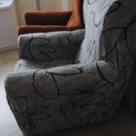 Colorful Knit Sofa Cover with Skirt for Full Coverage Comfort photo review