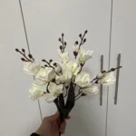 Elegant Magnolia Silk Flower Set - 5 Forks, 20 Heads for Home Decor photo review
