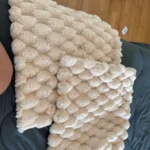 Cozy Cream Pineapple Turtle Plush Pillowcase for Home Decor photo review