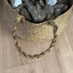 Seaweed Wicker Basket Rattan Hanging Flowerpot Dirty Clothes Storage WF1015 photo review