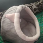 Cozy Cartoon Cat Bed: Removable, Washable, & Foldable Delight photo review