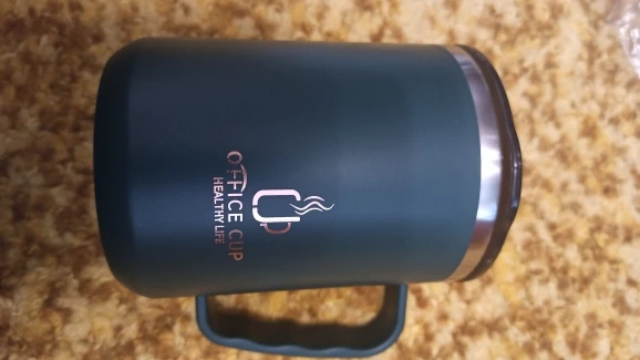 Stylish 500 ml Insulated Stainless Steel Coffee Mug with Handle photo review