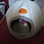Cozy Cotton Cat Cave: Ultimate Winter Pet Bed Retreat photo review
